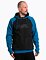 Pánska technická mikina Meatfly Gravel, Black Heather / Petrol