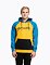 Pánska technická mikina Meatfly Gravel, Sunflower / Blue