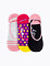 Ponožky Meatfly Low socks - Triple pack, N/ Pink