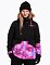 SNB & SKI bunda Meatfly Athena 2, Black Stripe, Universe Pink