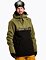 Pánska SNB & SKI bunda Meatfly Slinger Premium, Green Leaves/Black