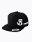 Šiltovka Meatfly Jacob Snapback, Black