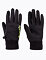Detské rukavice Meatfly Kids Powerstretch, Black, Lime