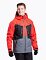 Pánska SNB & SKI bunda Meatfly Cronos, Ferrari Red/Dark Grey