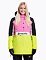 Dámska bunda SNB & SKI Meatfly Aiko, Acid Lime/Hot Pink
