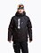 Pánska SNB & SKI bunda Meatfly Manifold, Morph Black