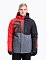 Pánska SNB & SKI bunda Meatfly Shader, Ferrari Red/Dark Grey