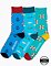 Ponožky Meatfly Lexy Triple Pack, Pool