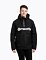 Pánska street bunda Meatfly Garen, Morph Black Emboss