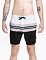 Pánske plavky Meatfly Keith Boardshorts 17", Light Grey / Red Orange