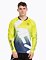 Pánsky bike dres Meatfly Liam, Blue/Safety Yellow
