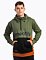 Pánska technická mikina Meatfly Tason, Olive/Black