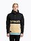 Pánska technická mikina Meatfly Tason, Light Brown / Black