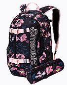 Batoh Meatfly Basejumper, Hibiscus Black, 22 L + PENÁL ZDARMA