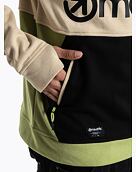 Pánska technická mikina Meatfly Tason, Sand/Black