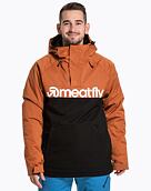 Pánska SNB & SKI bunda Meatfly Slinger Premium, Brown/Black