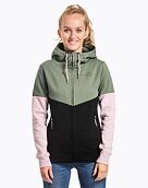 Dámska technická mikina Meatfly Omni, Olive/Black