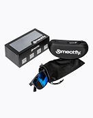 Slnečné okuliare Meatfly Gammy, Black Matt/Blue