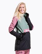 Dámska bunda SNB & SKI Meatfly Aiko, Sea Spray/Black