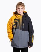 Detská SNB & SKI bunda Meatfly Bangito, Sunflower/Dark Grey