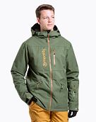 Pánska SNB & SKI bunda Meatfly Helios, Bronze Green