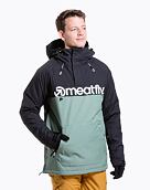 Pánska SNB & SKI bunda Meatfly Slinger, Sea Spray/Black