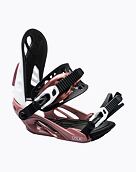 Snowboardové viazanie Roxy Lola, White/Pink