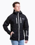 Pánska softshell bunda Meatfly Rasmussen, Morph Black