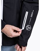 Pánska hardshell bunda Meatfly Bryce, Black Ripstop