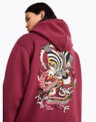 Pánska mikina Volcom Lintell Classic Po, Merlot