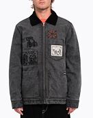 Pánska bunda Volcom Fa Keutchi Jacket, Black