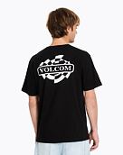 Pánske tričko Volcom Startlog Bsc, Black