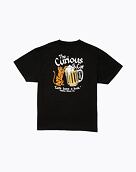 Pánske tričko Volcom Curious Cat, Black