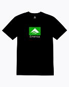 Pánske tričko Emerica Classic Combo Tee, Black