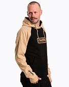 Pánska technická mikina Meatfly Gravel, Mustard / Black