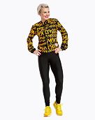 Dámska bunda Pura Vida Berry Bomber, Yellow/Black