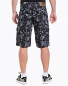 Pánske kraťasy Meatfly Icon, Black Storm Camo