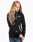 Dámska technická mikina Meatfly Omni, Black