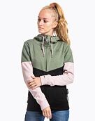Dámska technická mikina Meatfly Omni, Olive/Black
