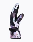 Dámske zimné rukavice Roxy Jetty Mitt, True Black Blurry Flower