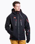 Pánska SNB & SKI bunda Meatfly Cronos, Black