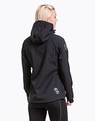 Dámska softshell bunda Meatfly Zaja, Logo Black