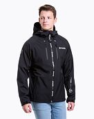 Pánska softshell bunda Meatfly Rasmussen, Logo Black