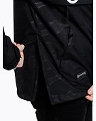Pánska street bunda Meatfly Garen, Morph Black Emboss