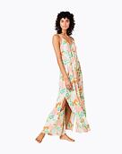 Dámske maxi šaty Rip Curl Follow The Sun, Light Orange