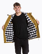 Pánska zimná bunda Meatfly Nils Parka, Golden Olive