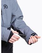 Pánska SNB & SKI bunda Meatfly Vertigo, Dark Grey / Black