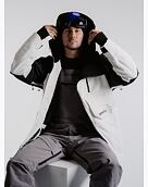 Unisex SNB & SKI bunda Meatfly Blake, Clouds White