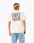Pánske tričko Rip Curl Raw Energy Trad, Bone