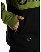 Pánska technická mikina Meatfly Tason, Calla Green / Black